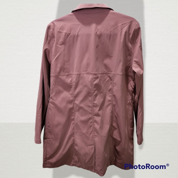 Maurices mauve trench coat, size large - Picture 2 of 5